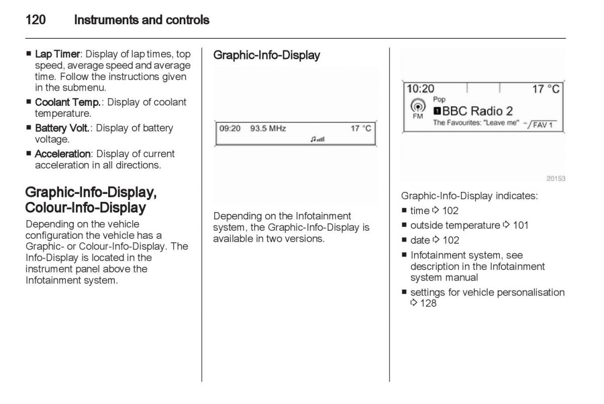 Manual Opel Astra J / page 122