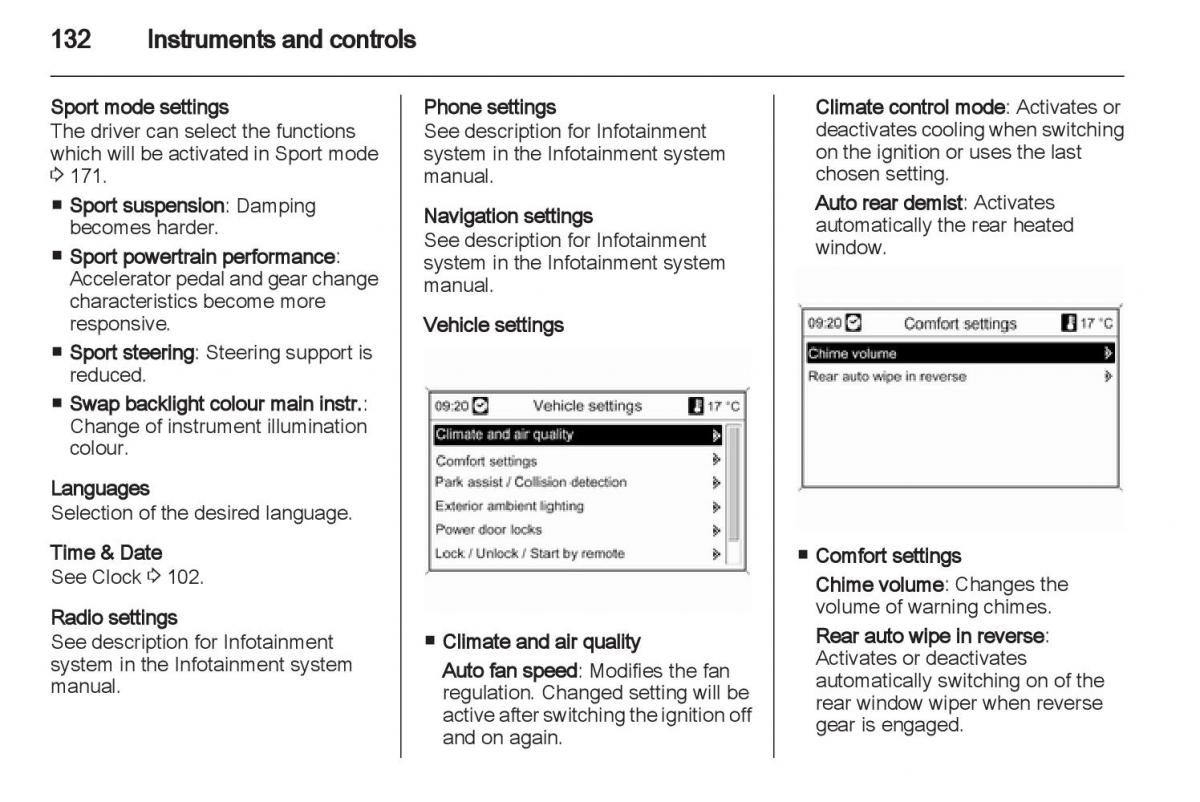 Manual Opel Astra J / page 134