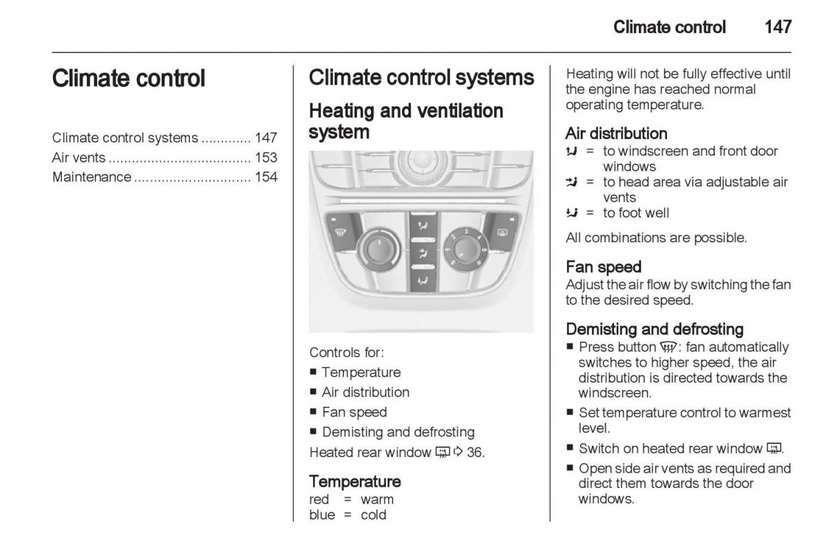 Manual Opel Astra J / page 149