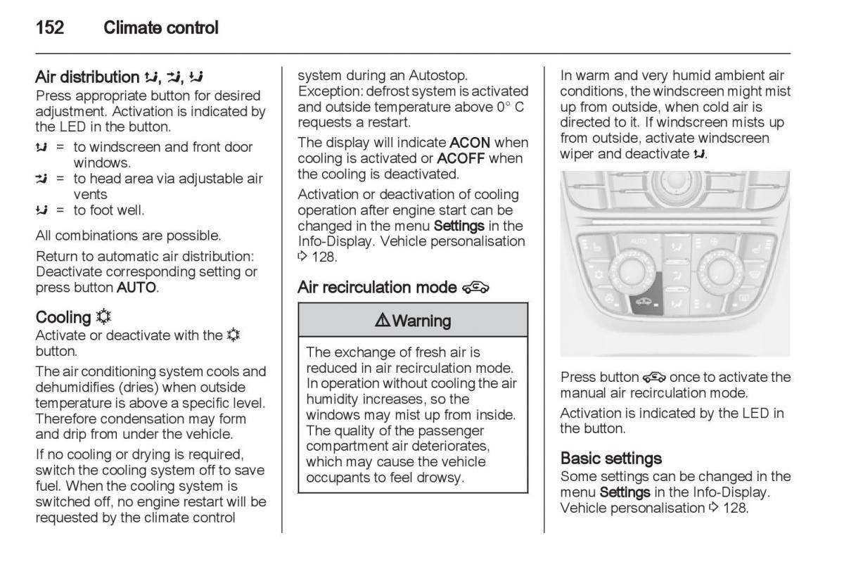 Manual Opel Astra J / page 154