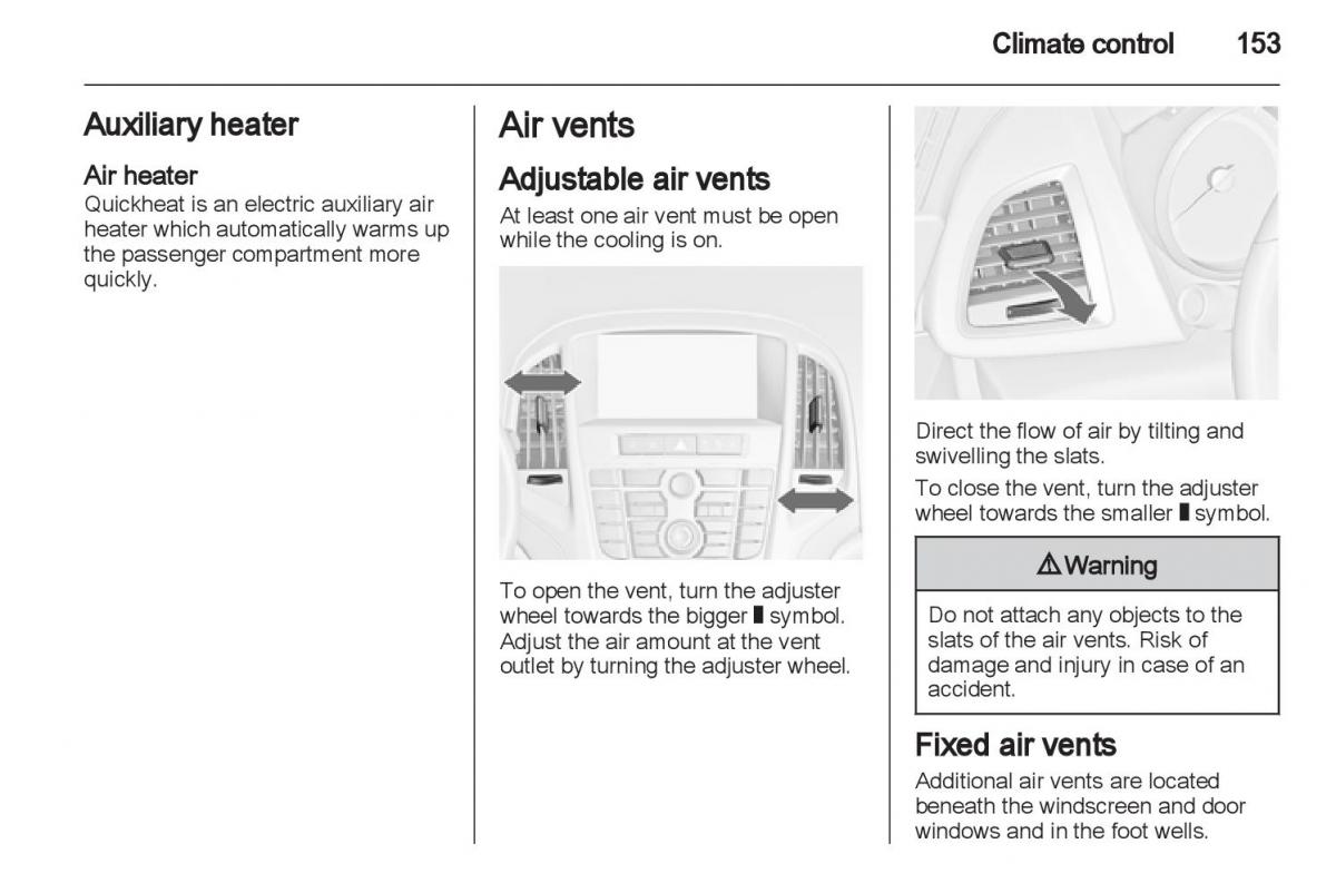Manual Opel Astra J / page 155
