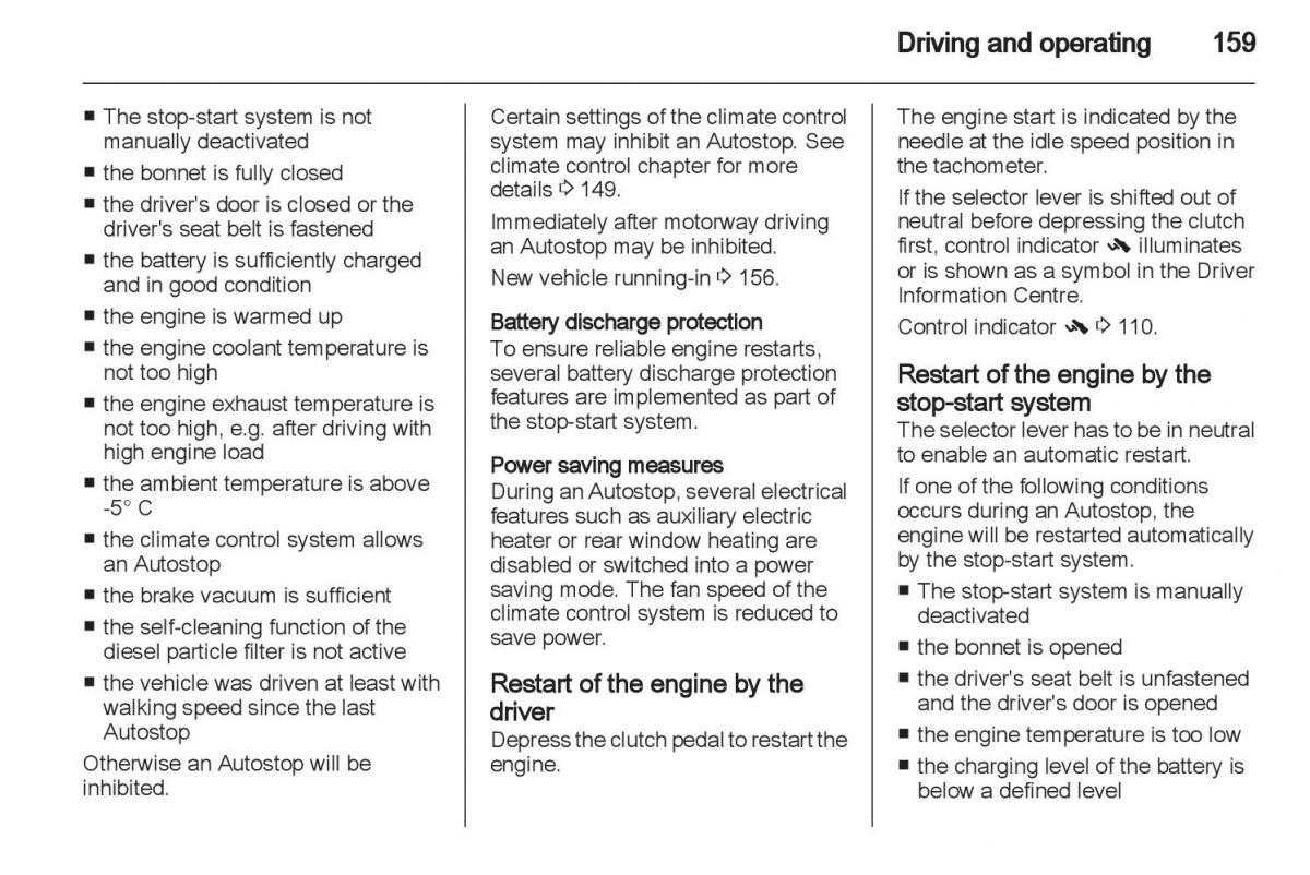 Manual Opel Astra J / page 161