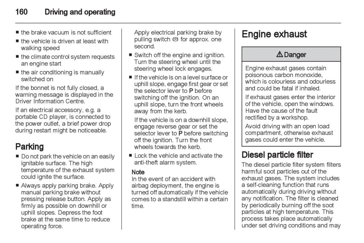 Manual Opel Astra J / page 162