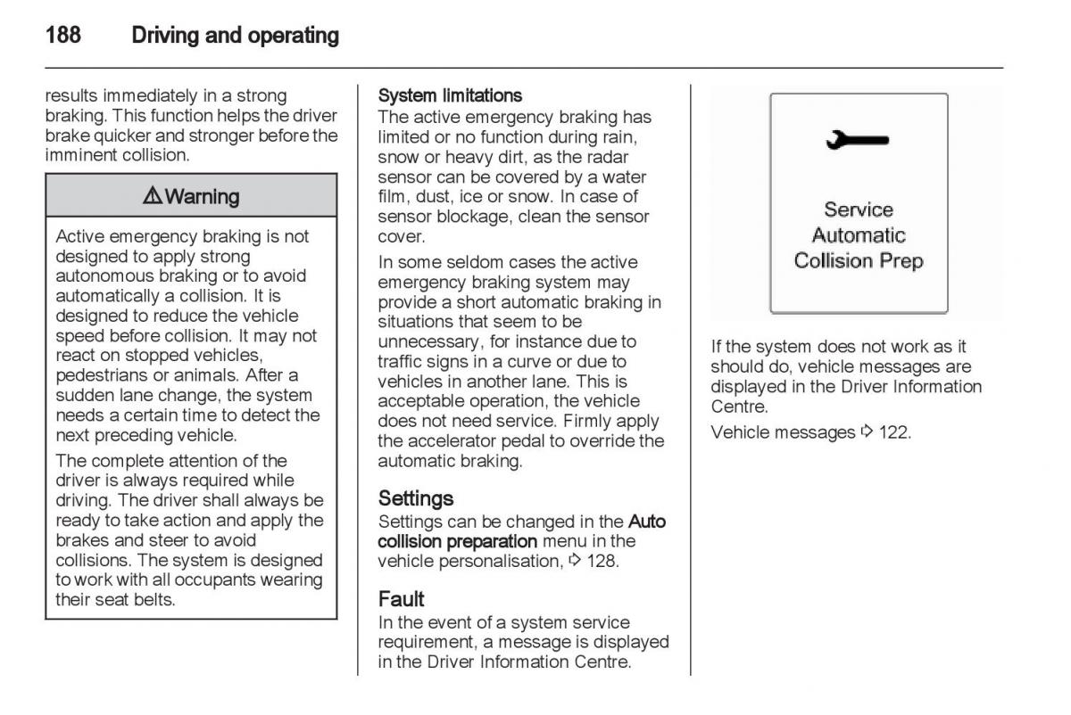 Manual Opel Astra J / page 190