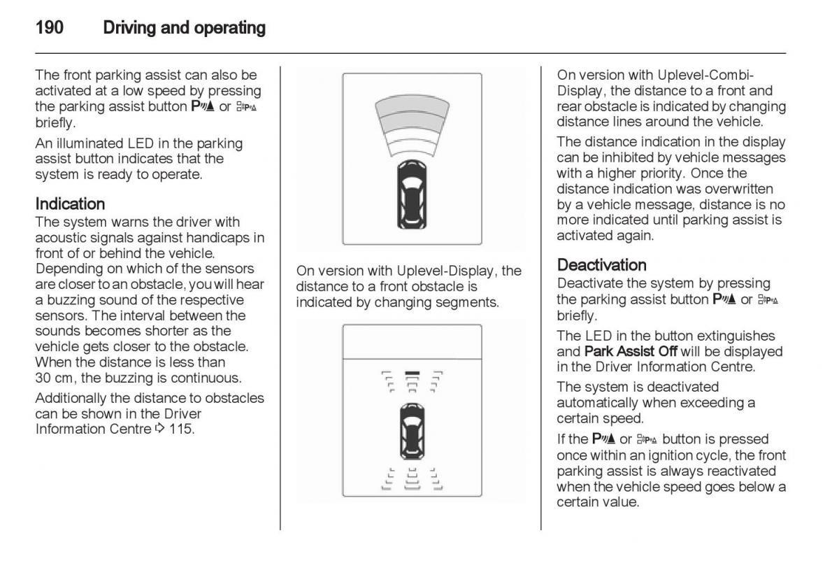 Manual Opel Astra J / page 192