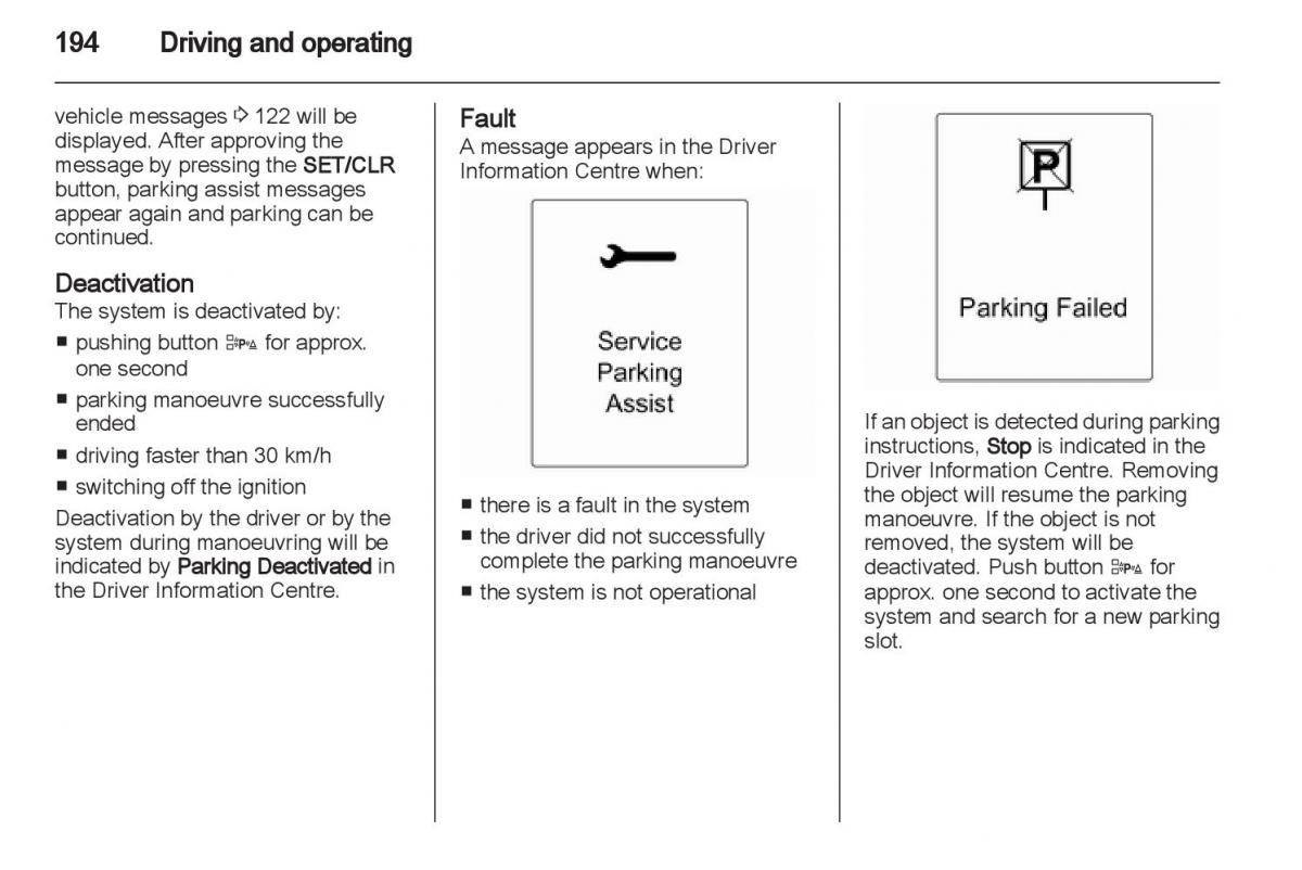 Manual Opel Astra J / page 196