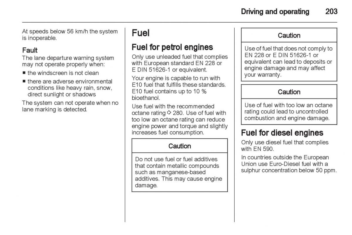 Manual Opel Astra J / page 205