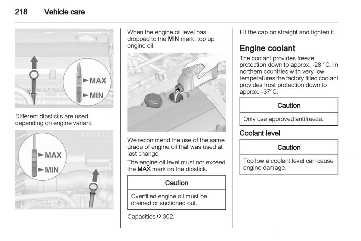 Manual Opel Astra J / page 220