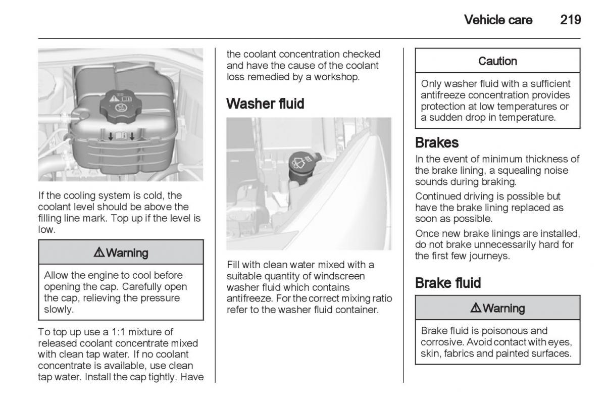 Manual Opel Astra J / page 221