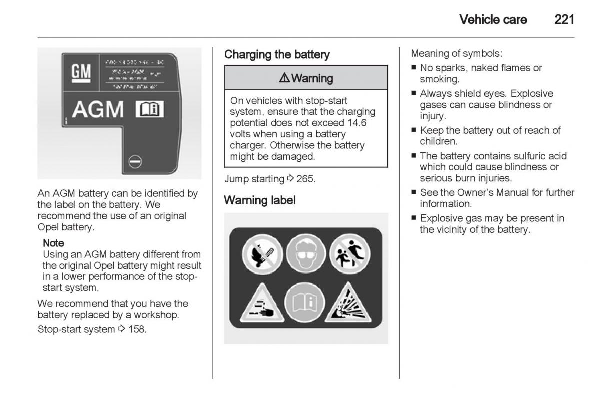 Manual Opel Astra J / page 223