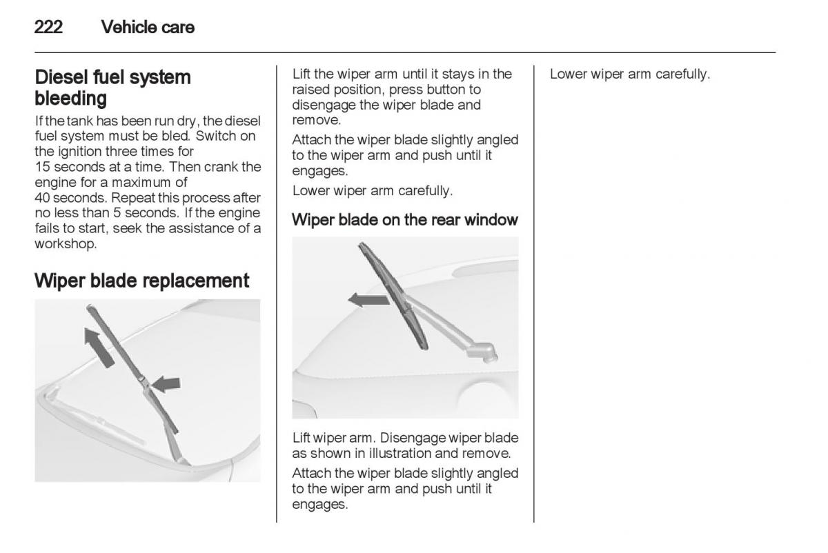 Manual Opel Astra J / page 224