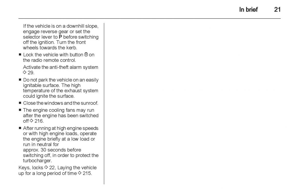 Manual Opel Astra J / page 23