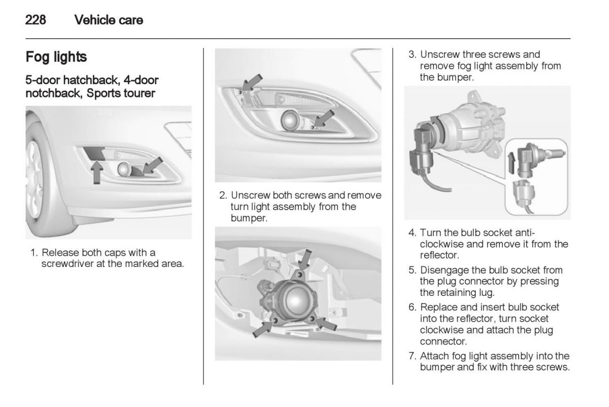 Manual Opel Astra J / page 230