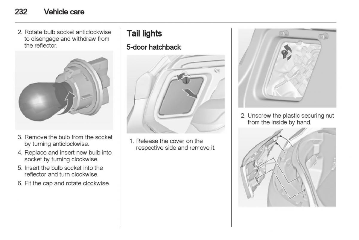 Manual Opel Astra J / page 234