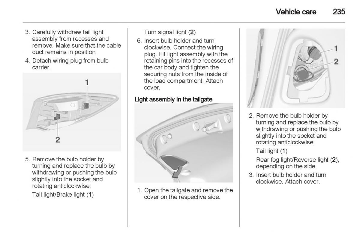 Manual Opel Astra J / page 237