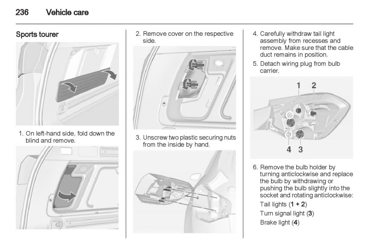 Manual Opel Astra J / page 238