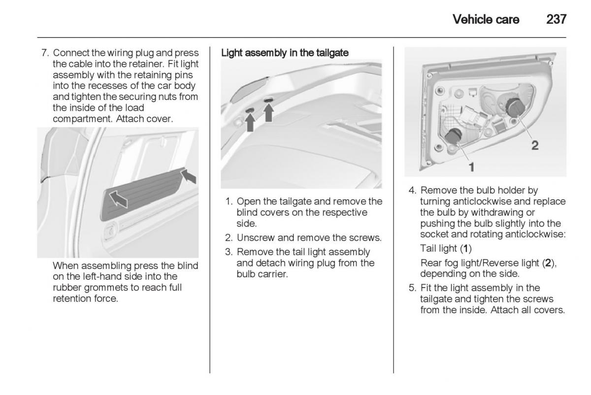 Manual Opel Astra J / page 239