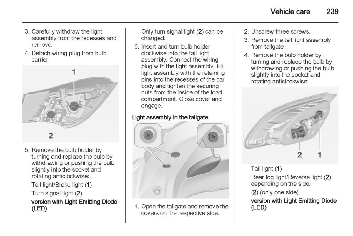 Manual Opel Astra J / page 241