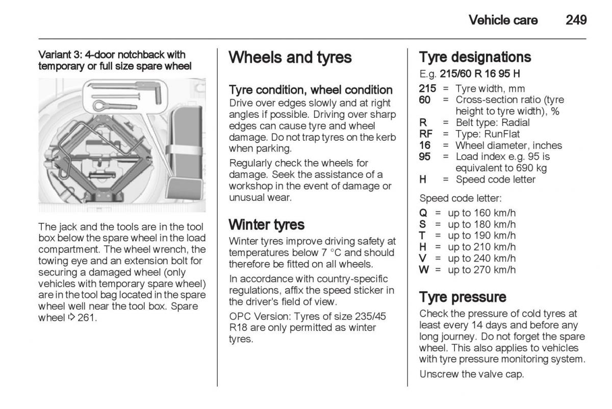 Manual Opel Astra J / page 251