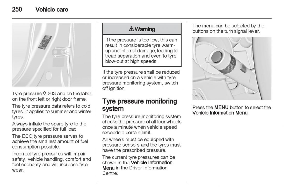 Manual Opel Astra J / page 252