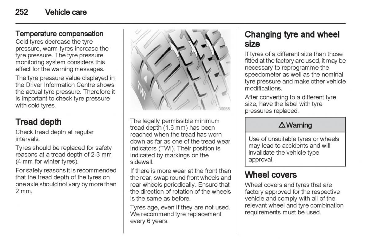 Manual Opel Astra J / page 254