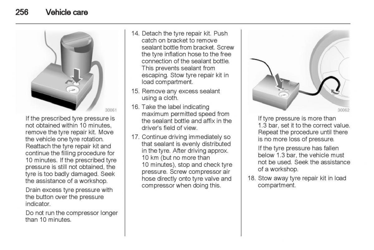 Manual Opel Astra J / page 258