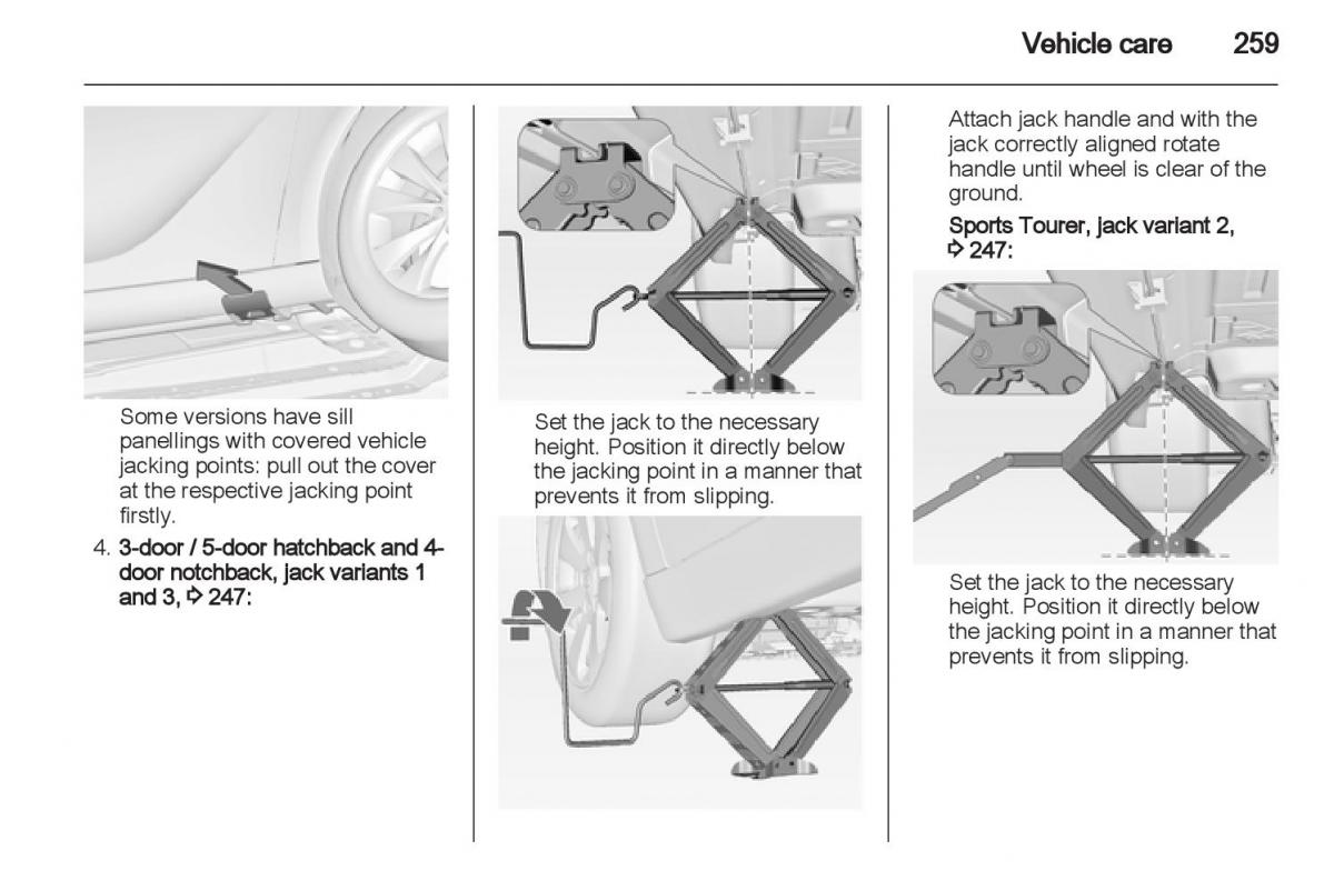 Manual Opel Astra J / page 261