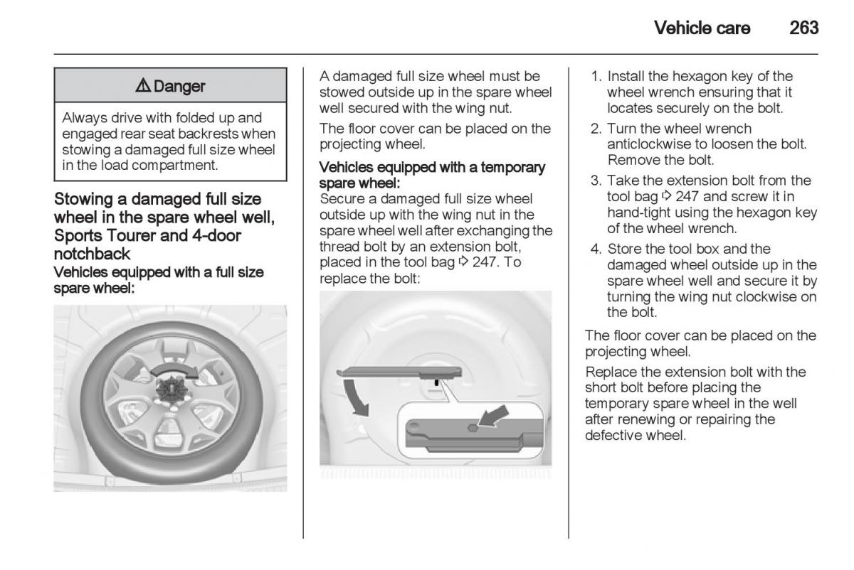 Manual Opel Astra J / page 265