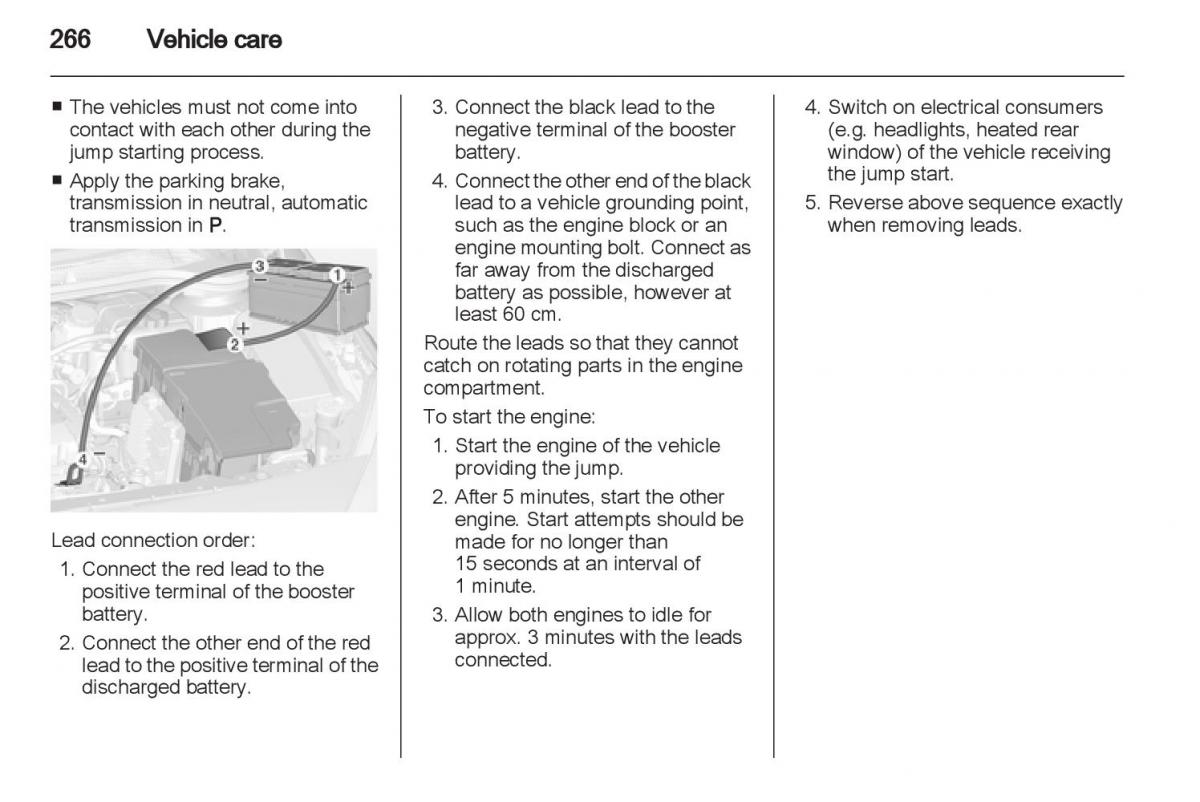 Manual Opel Astra J / page 268