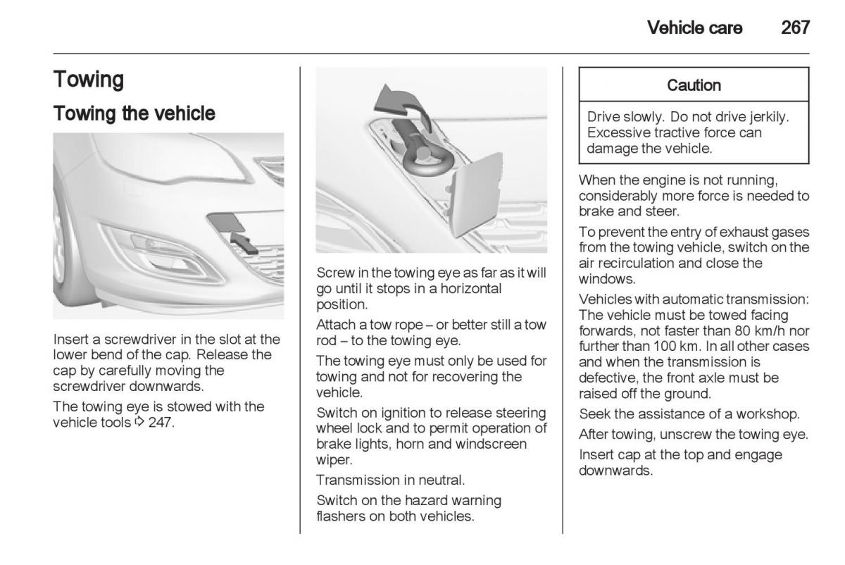 Manual Opel Astra J / page 269