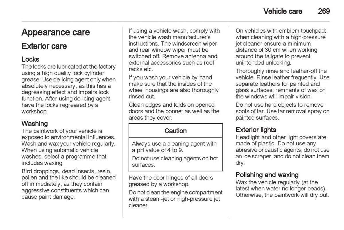 Manual Opel Astra J / page 271