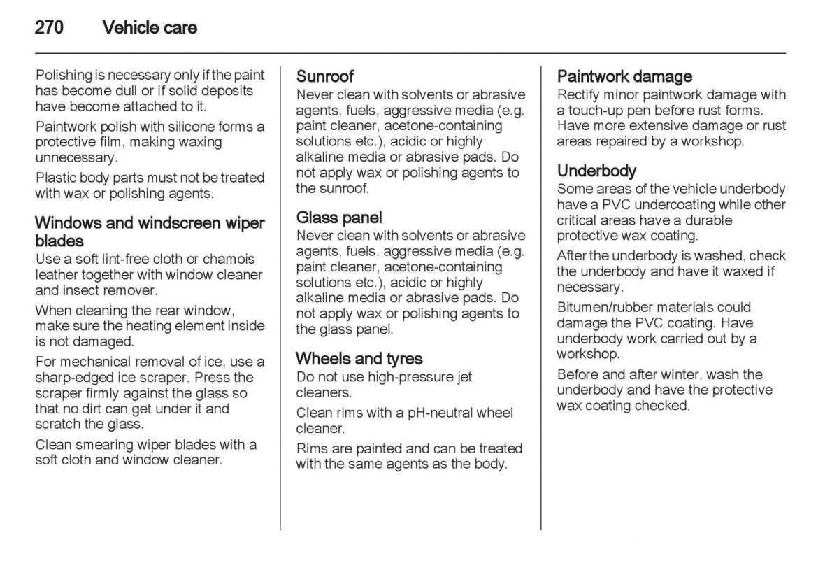 Manual Opel Astra J / page 272