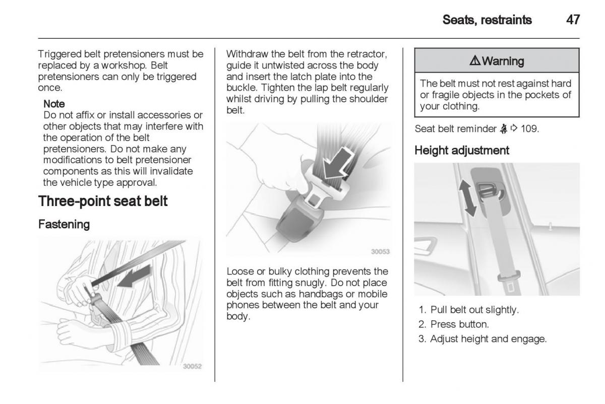 Manual Opel Astra J / page 49