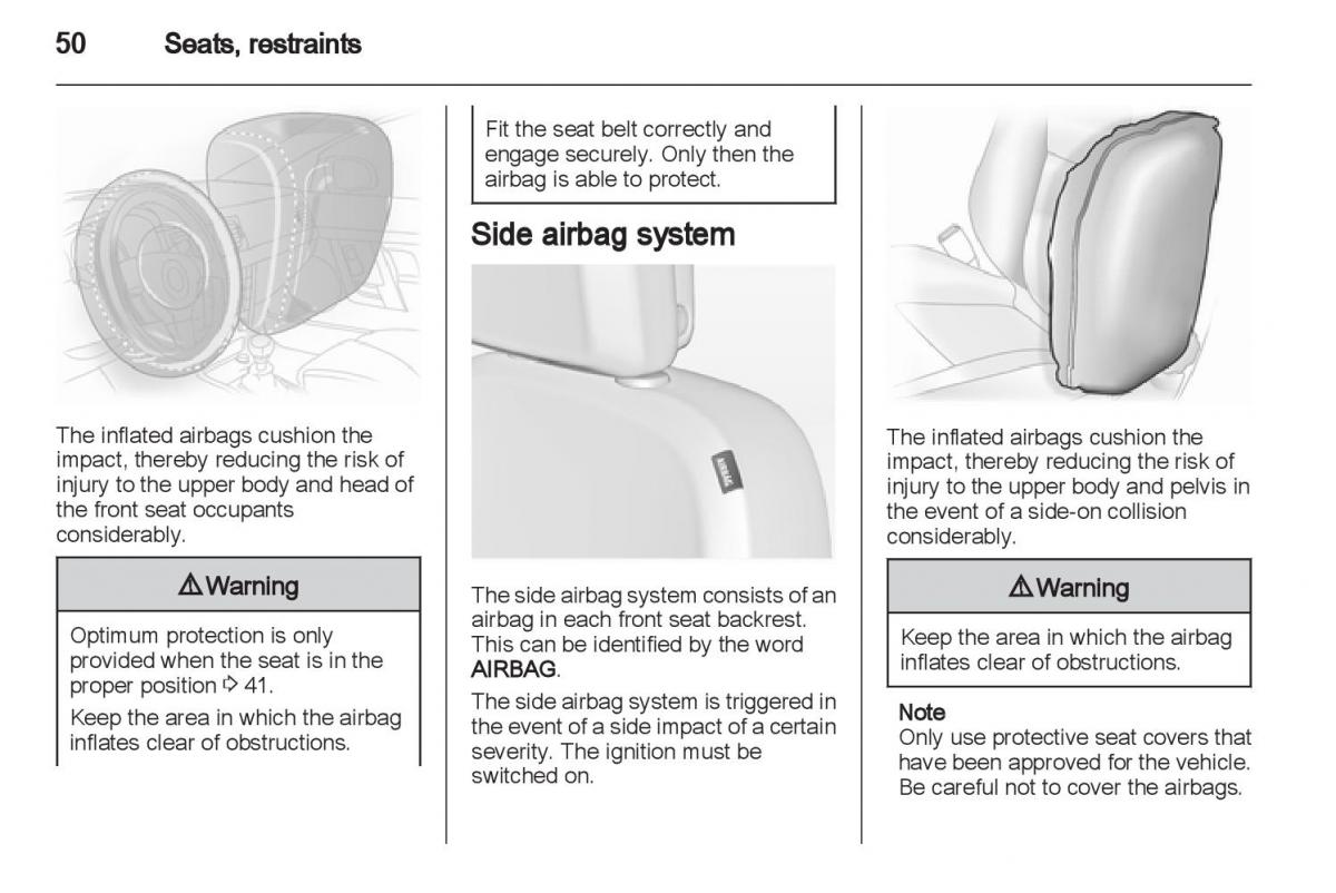 Manual Opel Astra J / page 52