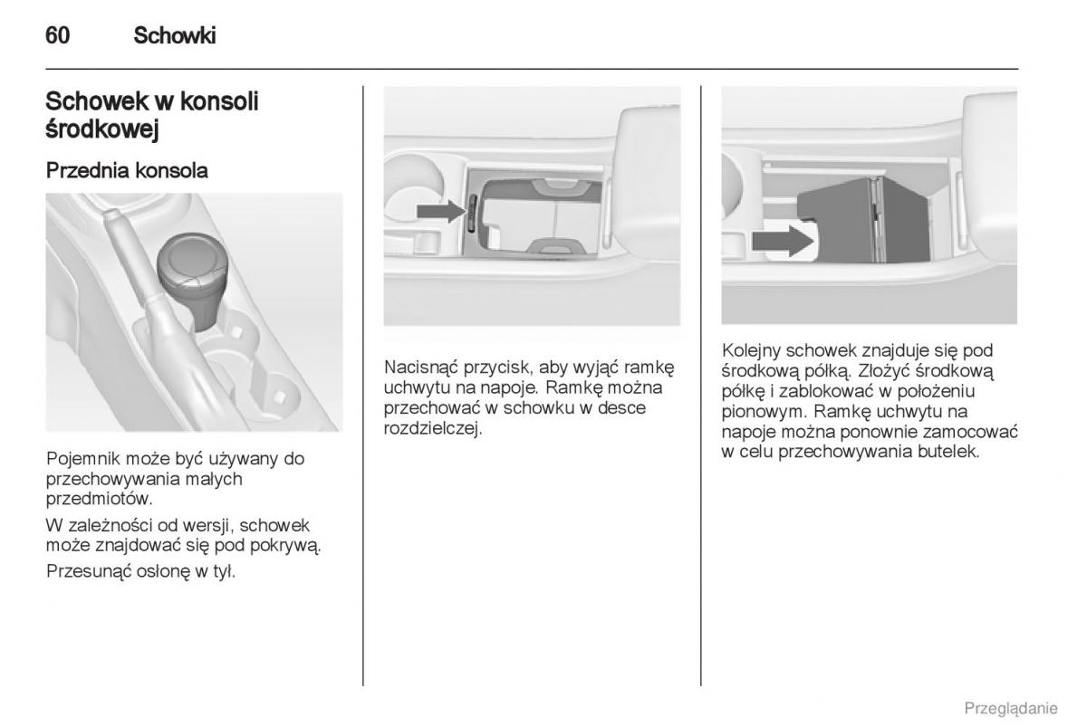 manual  Manual Opel Astra J instrukcja / page 61