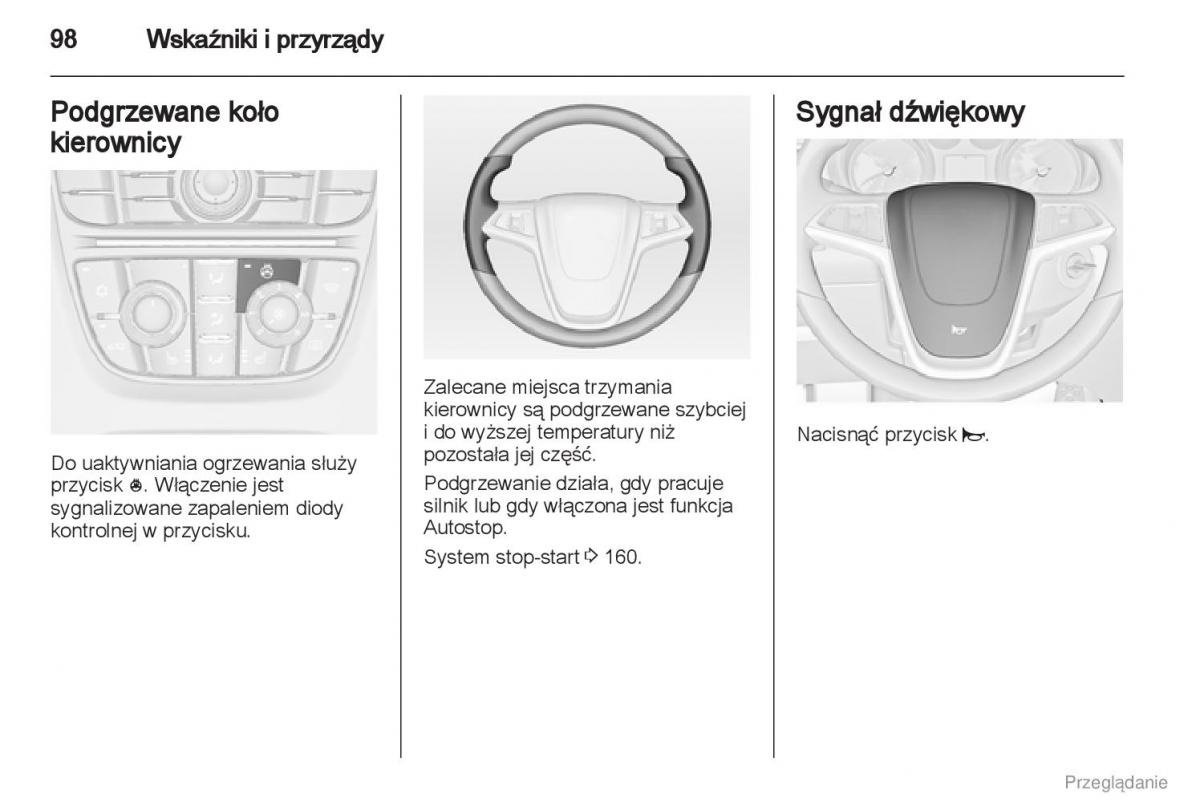 manual  Manual Opel Astra J instrukcja / page 99