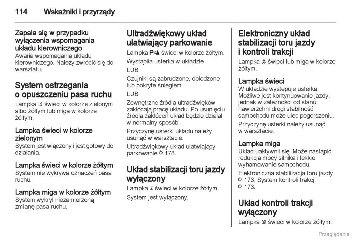 manual  Manual Opel Astra J instrukcja / page 115