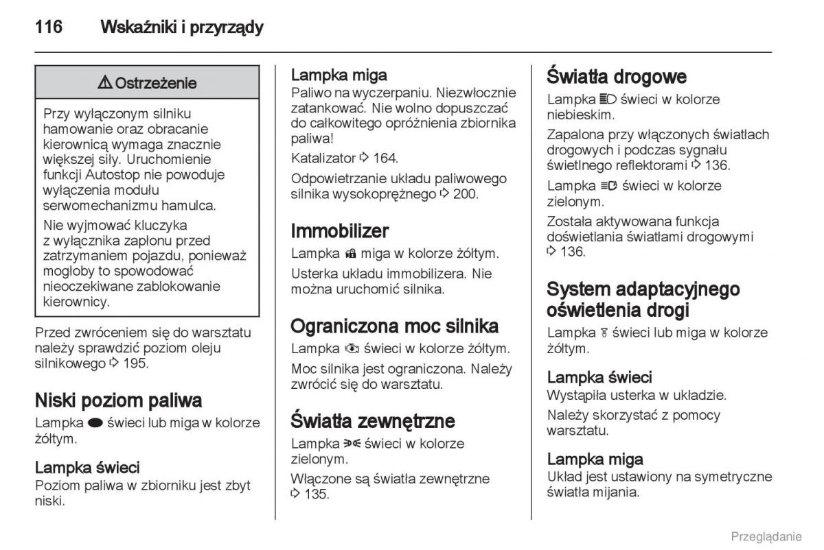 manual  Manual Opel Astra J instrukcja / page 117