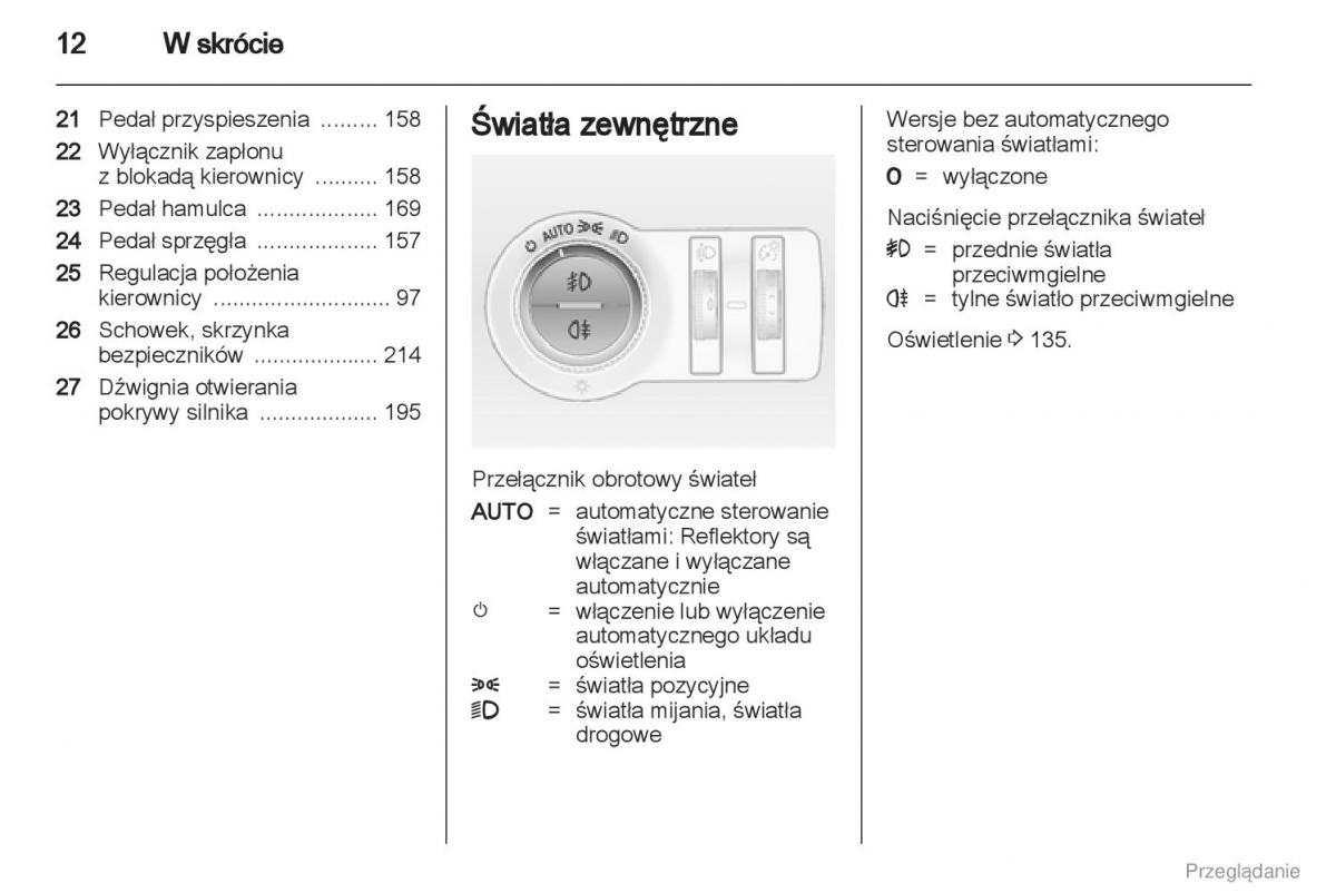 Manual Opel Astra J instrukcja obslugi / page 13