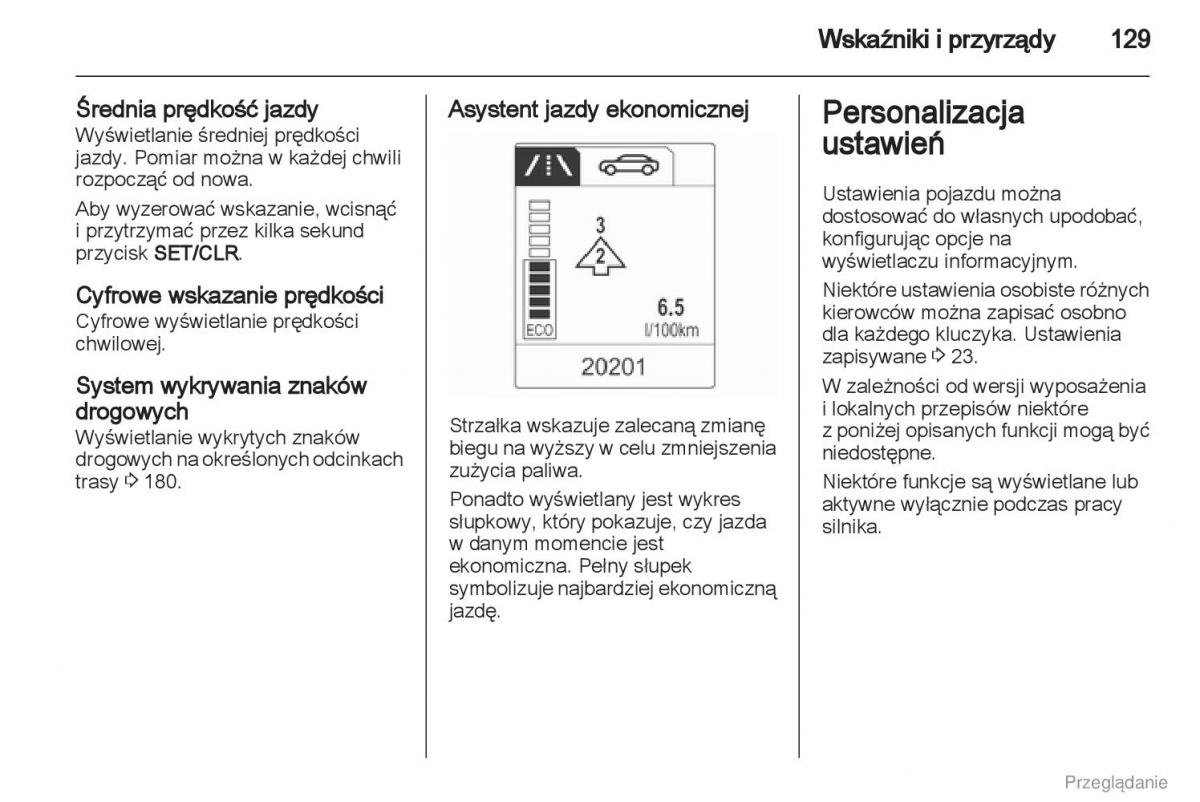 manual  Manual Opel Astra J instrukcja / page 130