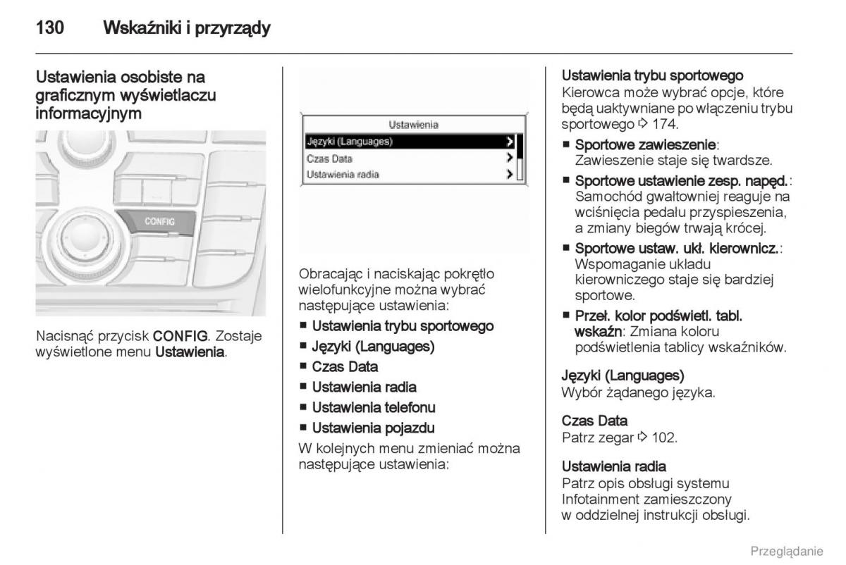 Manual Opel Astra J instrukcja obslugi / page 131