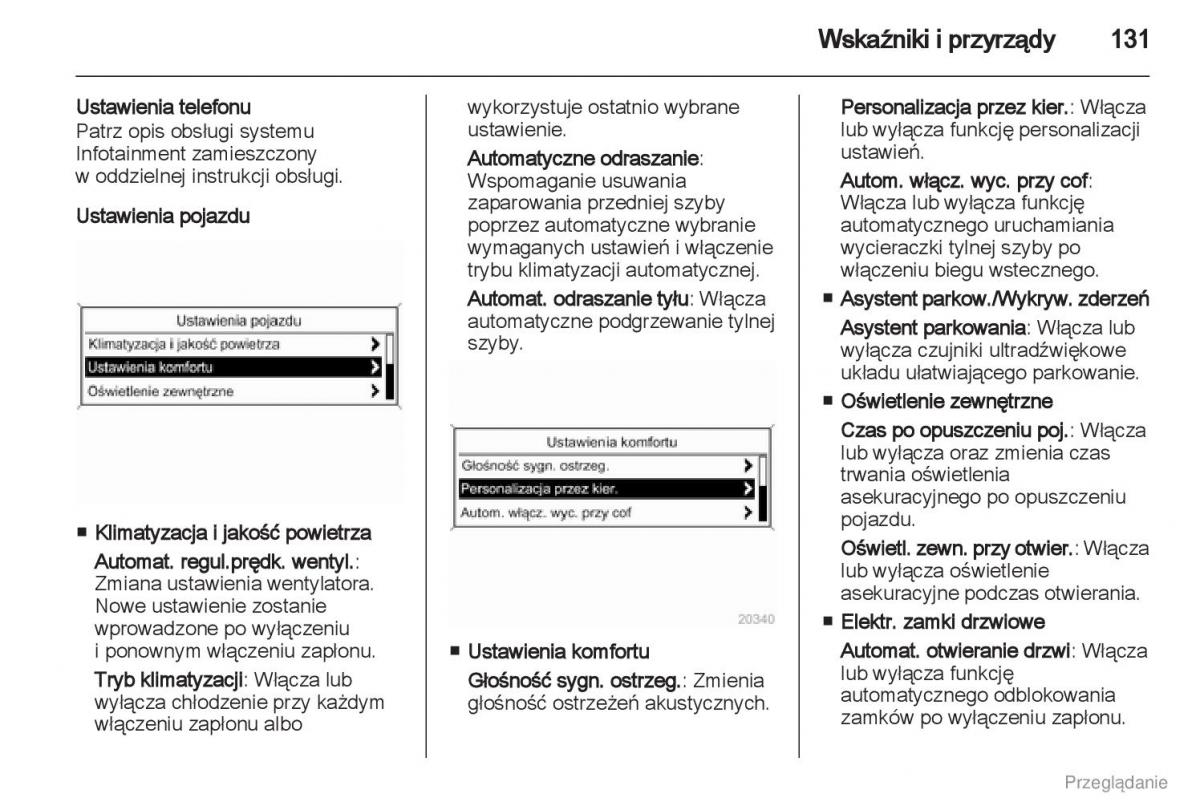 manual  Manual Opel Astra J instrukcja / page 132