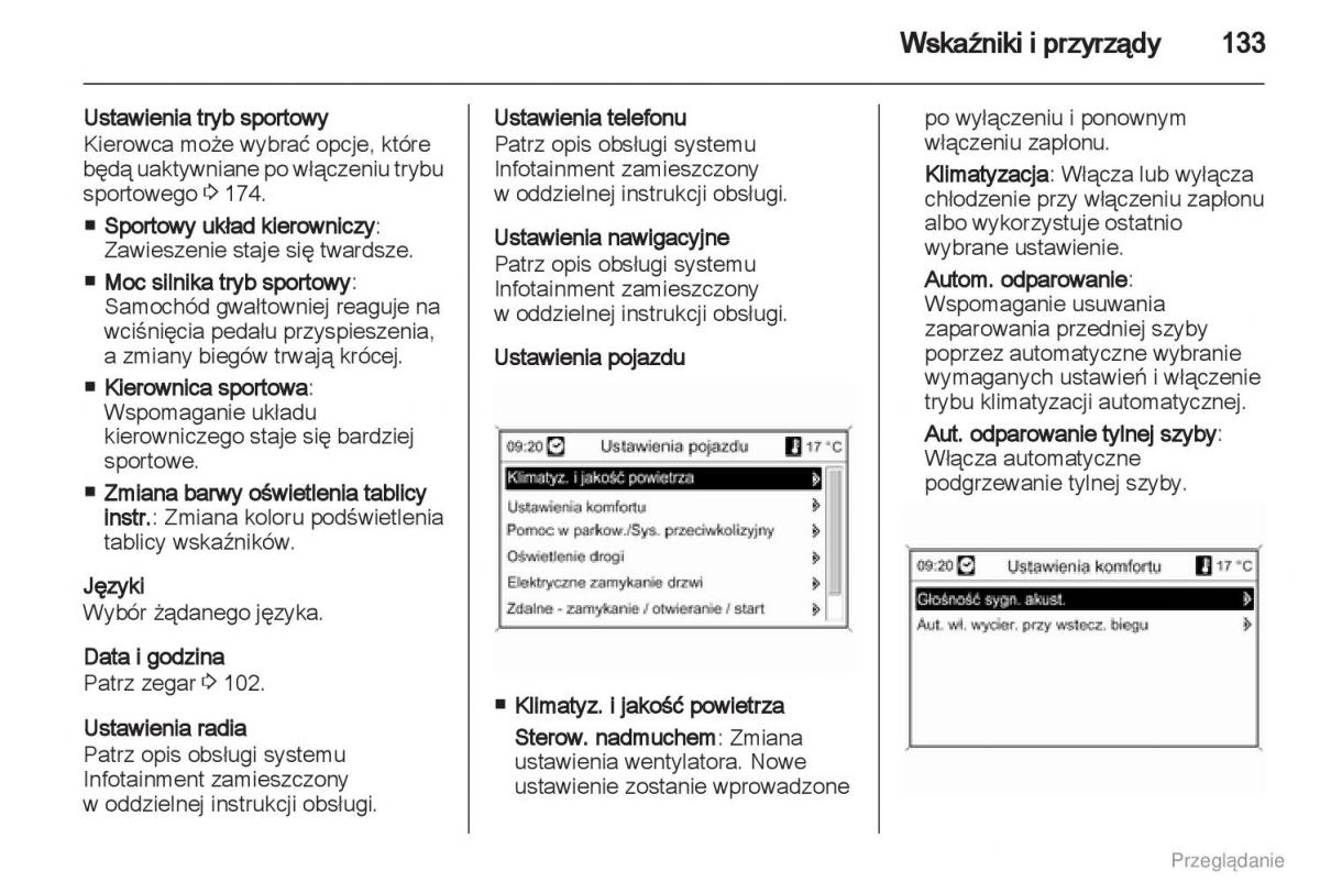 manual  Manual Opel Astra J instrukcja / page 134