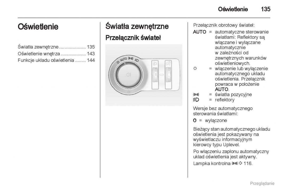 manual  Manual Opel Astra J instrukcja / page 136