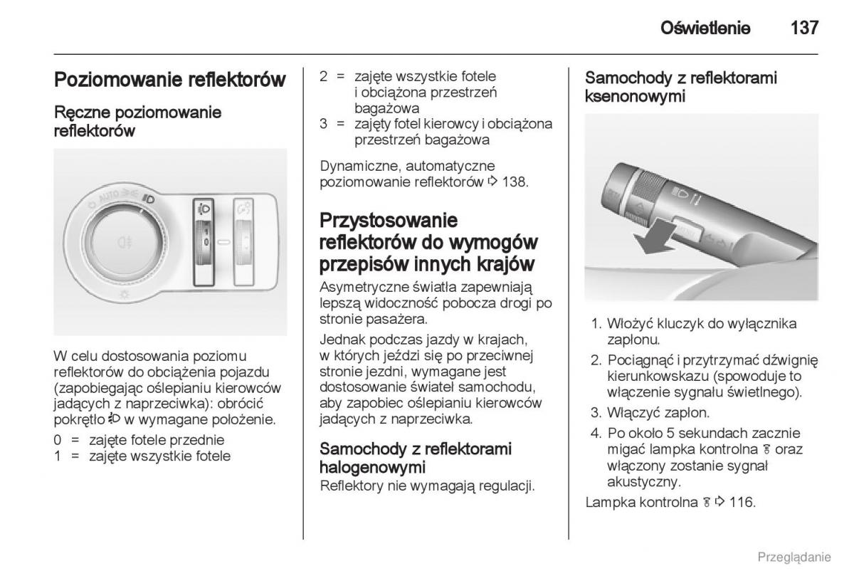 manual  Manual Opel Astra J instrukcja / page 138