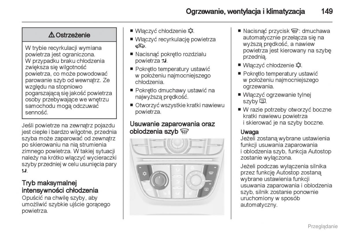 manual  Manual Opel Astra J instrukcja / page 150