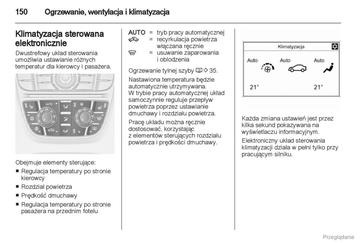 manual  Manual Opel Astra J instrukcja / page 151