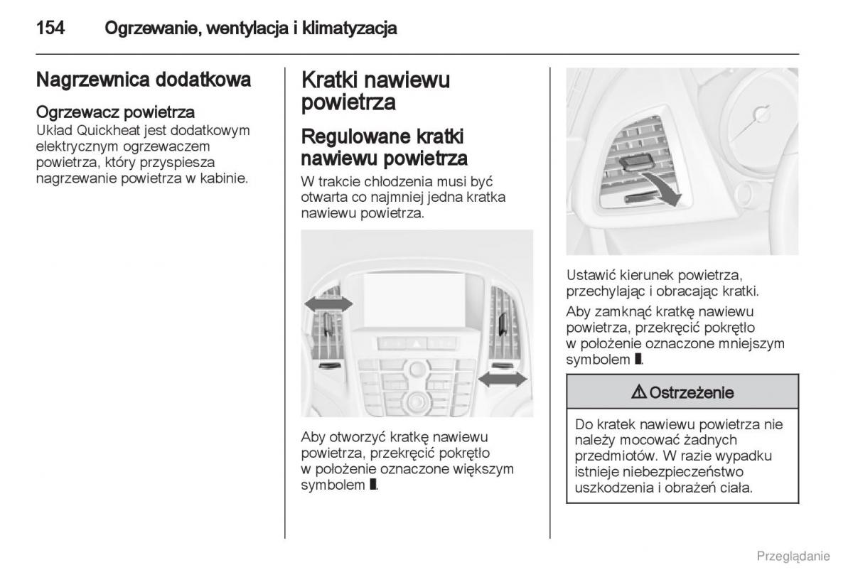 manual  Manual Opel Astra J instrukcja / page 155