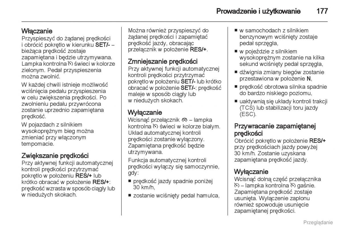 manual  Manual Opel Astra J instrukcja / page 178