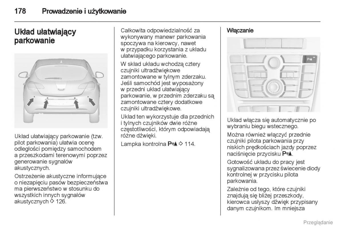 manual  Manual Opel Astra J instrukcja / page 179